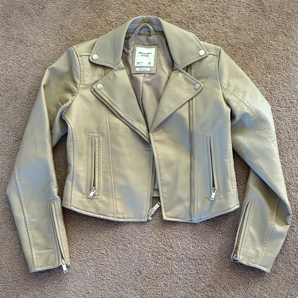Abercrombie Fitch moto jacket XS EUC